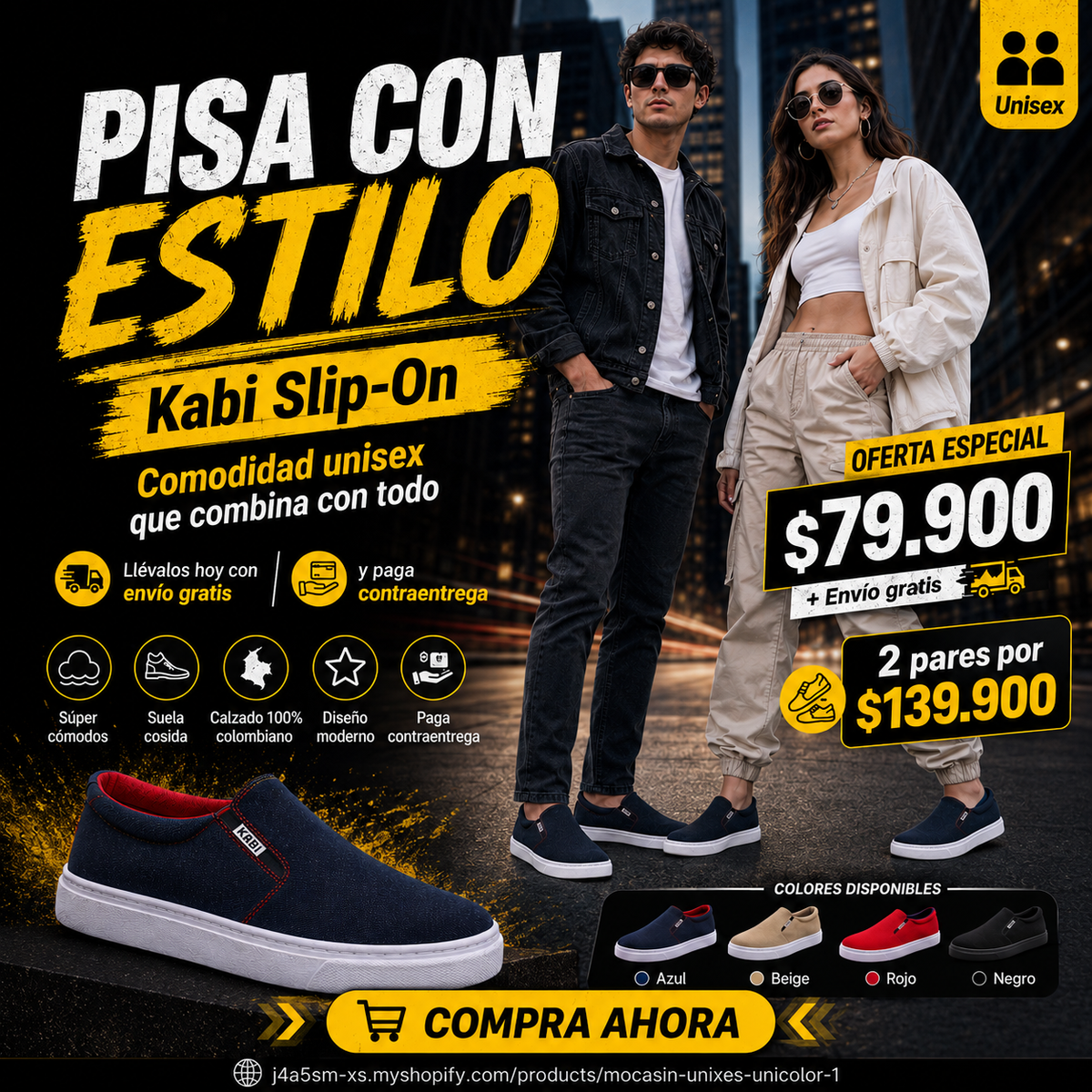 Kabi SLIP-ON – Calzado Unicolor